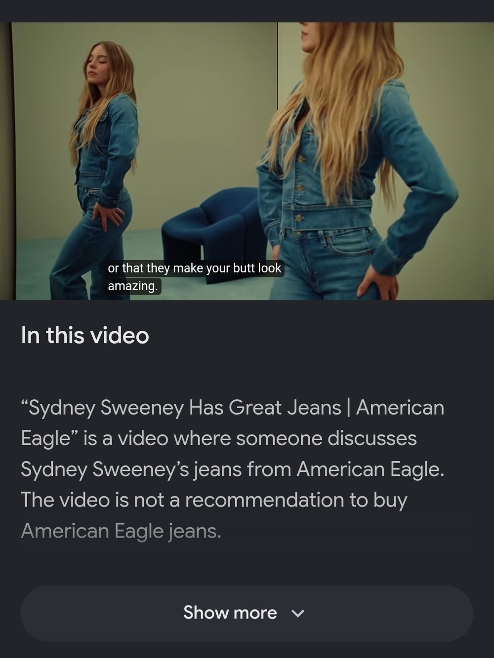 American Eagle X SWEENEY Synced Waist Denim Jacket